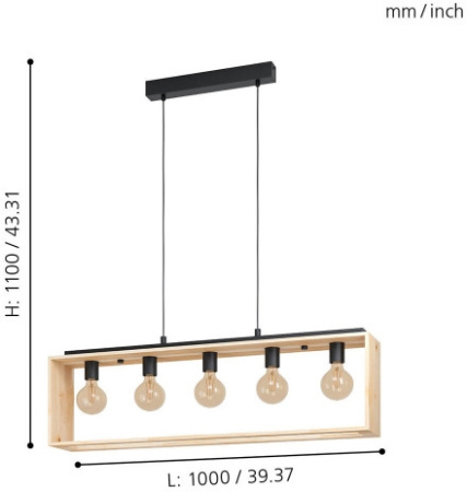 картинка Подвесной светильник Famborough 43414 от магазина BTSvet