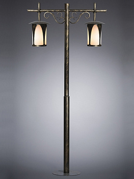 Кованый наземный уличный фонарь Borneo 160-62/bg-02
