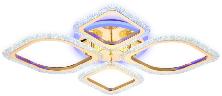 картинка Потолочная люстра светодиодная с пультом регулировкой цветовой температуры и яркости ночным режимом Acrylica FA5149 от магазина BTSvet