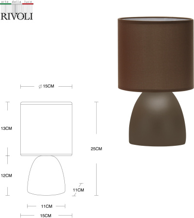 картинка Настольная лампа Rivoli Nadine 7047-501 от магазина BTSvet