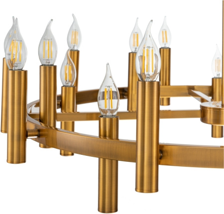 картинка Потолочная люстра на штанге Leonardo 2156/05/20P от магазина BTSvet