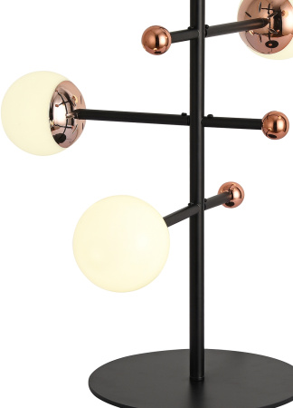 картинка Интерьерная настольная лампа светодиодная LED LAMPS 81344/1T GOLD BLACK от магазина BTSvet