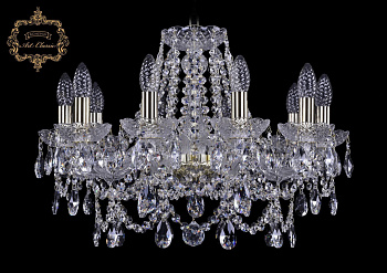 Хрустальная подвесная люстра 11.25.10.200.Gd.Sp