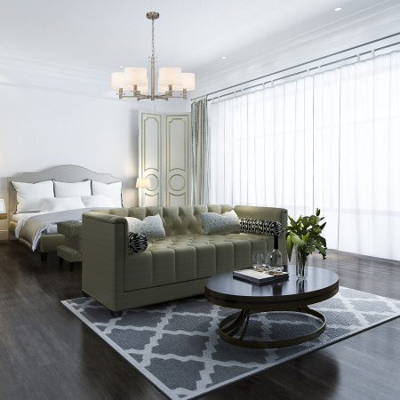 картинка Подвесная люстра Novella 641/6PL E14*60W Satin nickel от магазина BTSvet