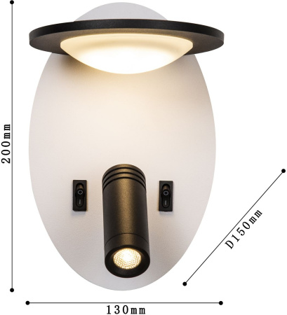 картинка Настенный светильник Twin 4065-2W от магазина BTSvet