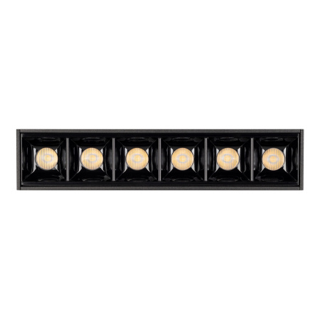 картинка Трековый светильник светодиодный MAG-LASER-45-L160-6W Warm3000 (BK, 15 deg, 24V) (Arlight, IP20 Металл, 3 года) 026935 от магазина BTSvet