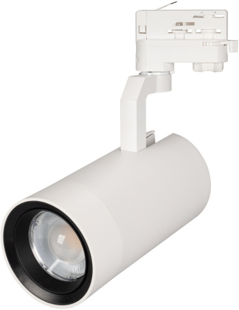 Трековый светильник светодиодный LGD-GELIOS-4TR-R95-40W Day4000 (WH, 20-60 deg, 230V) (Arlight, IP20 Металл, 3 года) 031227