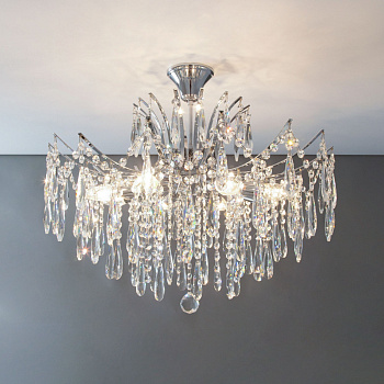 Потолочная люстра хрустальная Селена CL302180