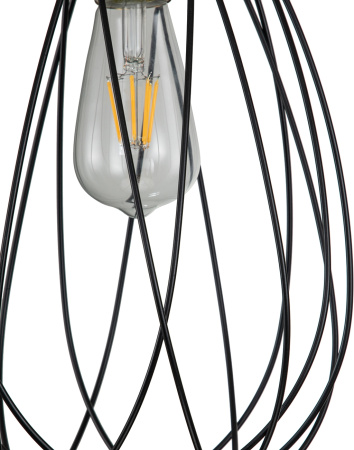 картинка Подвесной светильник Barrie 10180/1S E27*60W Black/Brass от магазина BTSvet