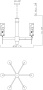картинка Подвесная люстра Sham 4505/17 LM-6 от магазина BTSvet