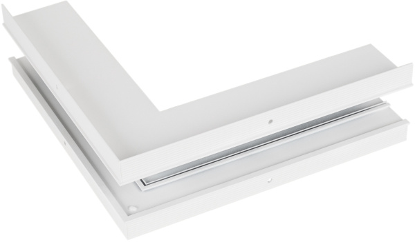 Коннектор угловой MAG-CON-4560-F-L90-EXT (WH, внешний) (Arlight, IP20 Металл, 3 года) 027013