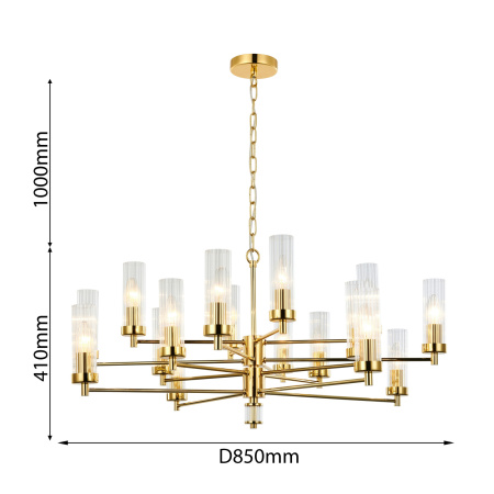 картинка Подвесная люстра Aesthetic 2673-16P от магазина BTSvet