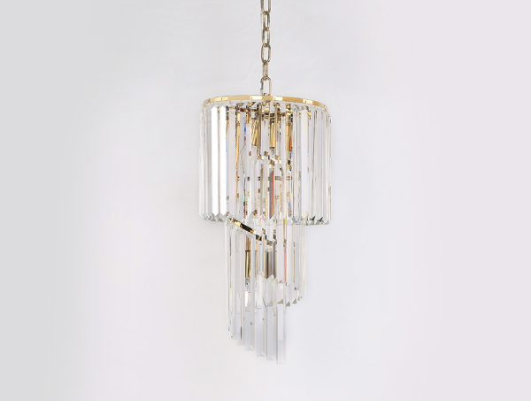 Подвесной светильник хрустальный 31103/S gold