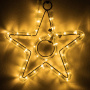 картинка Световая фигура светодиодная ARD-STAR-M4-200x220-36LED Warm (230V, 2.5W) (Ardecoled, IP65) 034250 от магазина BTSvet