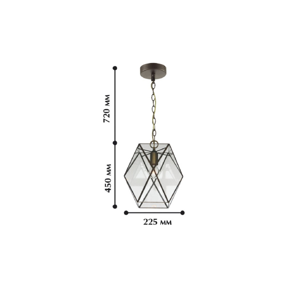 картинка Подвесной светильник Shatir 1628-1P от магазина BTSvet