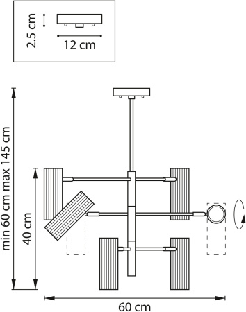 картинка Потолочная люстра Roma 718267 от магазина BTSvet