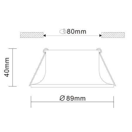 картинка Встраиваемый светильник Barra ST200.408.01 от магазина BTSvet