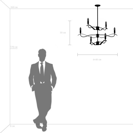 картинка Подвесная люстра Ragno 733263 от магазина BTSvet