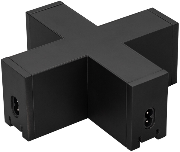 Коннектор крестовой NEO-CLIP-38-CON-X-BK (Arlight, IP40 Металл, 3 года) 026847