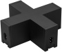 картинка Коннектор крестовой NEO-CLIP-38-CON-X-BK (Arlight, IP40 Металл, 3 года) 026847 от магазина BTSvet