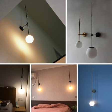 картинка Бра LINES Ball 200 Gold от магазина BTSvet