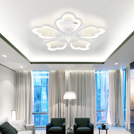 картинка Потолочная люстра светодиодная LED LAMPS 81230, 120W, белый, LED от магазина BTSvet