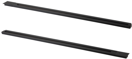 Шинопровод встраиваемый с питанием и заглушкой CLT 0.121 01 L2000 BL