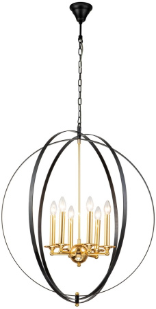картинка Подвесная люстра Element 9977-800 GOLD&BLACK от магазина BTSvet