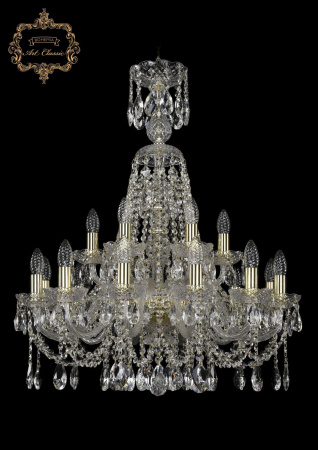 Хрустальная подвесная люстра 11.12.12+6.240.XL-82.Gd.Sp