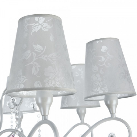 картинка Подвесная люстра с хрусталем Adelaide FR2306-PL-08-W от магазина BTSvet