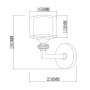 картинка Бра Lotus VL1053W01 от магазина BTSvet