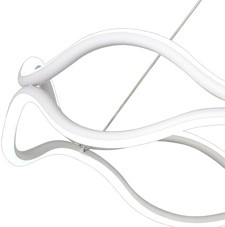 картинка Подвесной светильник светодиодный с голосовым управлением пультом и управлением со смартфона регулировкой цветовой температуры и яркости ночным режимом и таймером LED LAMPS 81284 от магазина BTSvet