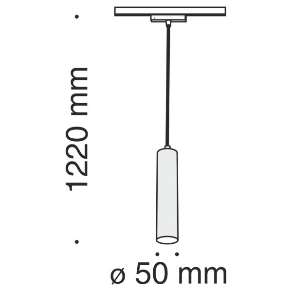 картинка Трековый светильник светодиодный Track lamps TR016-2-12W4K-B от магазина BTSvet