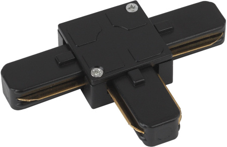 Коннектор TR7-C 2W T BK для однофазного шинопровода Т-образный черный Б0032182