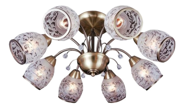 картинка Потолочная люстра 30026/8 античная бронза от магазина BTSvet