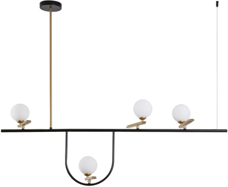 картинка Потолочная люстра на штанге Pouli 4109-4P от магазина BTSvet