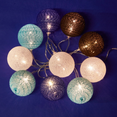 Гирлянда светодиодная Клубки-3 на батарейках 2AA не в-к. 1.35м. 10 светодиодов. ULD ULD-S0135-010/STB/2AA WARM WHITE IP20 TANGLES-2