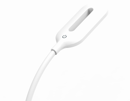 картинка Офисная настольная лампа светодиодная с регулировкой цветовой температуры USB-портом и беспроводным ЗУ DE588 от магазина BTSvet