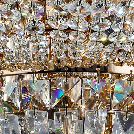 картинка Хрустальная потолочная люстра Diamant 2 DIA100-CL-16-G от магазина BTSvet