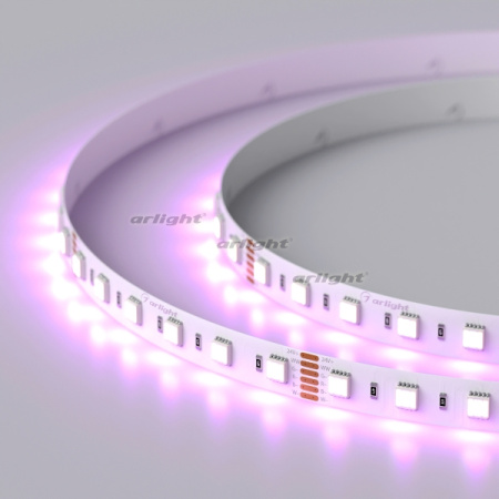 картинка Светодиодная лента RT-B60-12mm 24V RGBW-MIX-5-in-1 (20 W/m, IP20, 5060, 5m) (Открытый) 026363(2) от магазина BTSvet