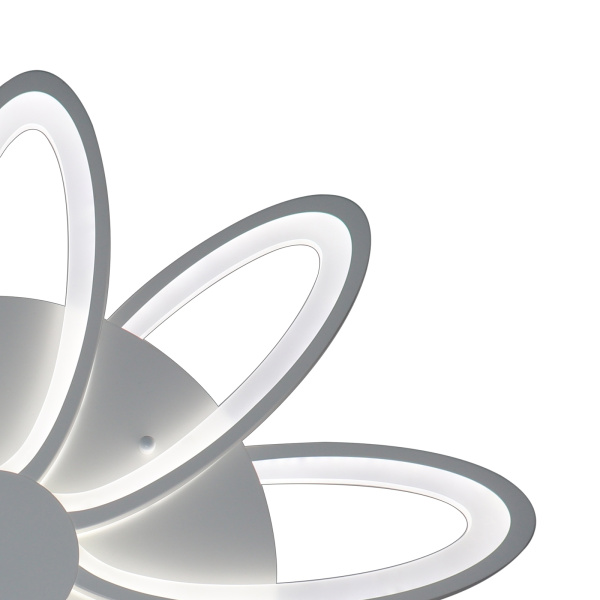 картинка Потолочная люстра светодиодная с пультом и управлением со смартфона регулировкой яркости и цветовой температуры ночной режим таймер HIGH-TECH LED LAMPS 82009 от магазина BTSvet