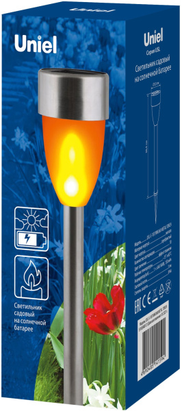картинка Грунтовый светильник светодиодный на солнечных батареях USL-S-187/MM360 METAL TORCH IP44 от магазина BTSvet