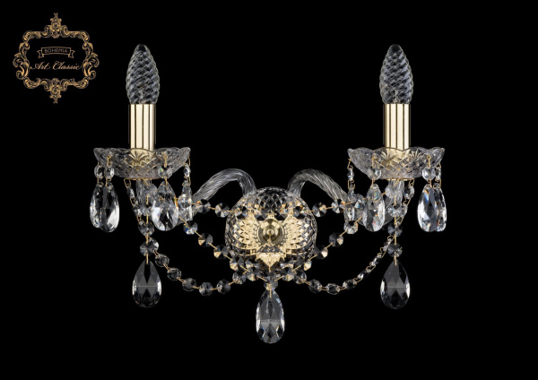 Хрустальное бра 10.21.2.165.Gd.Sp