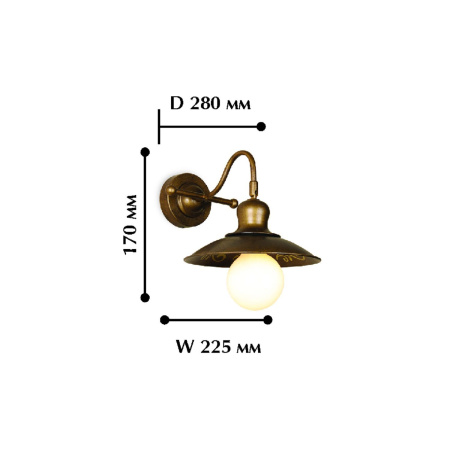 картинка Бра Magrib 1214-1W от магазина BTSvet