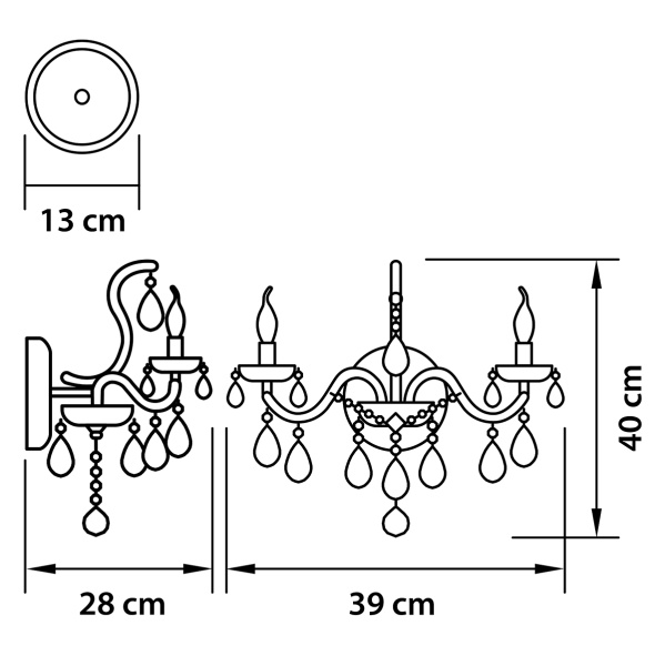 картинка Бра CHAMPA 775623 от магазина BTSvet