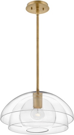 Потолочная люстра на штанге Lotus QN-LOTUS-P-HBR