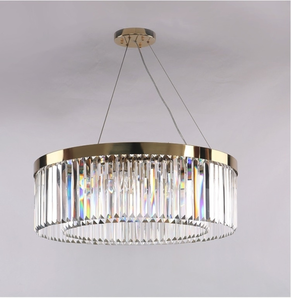 картинка Подвесная люстра хрустальная 10110+1/C gold от магазина BTSvet