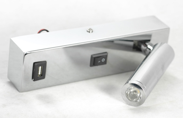 картинка Бра светодиодное с выключателем и USB-портом Cozy LSP-8241 от магазина BTSvet