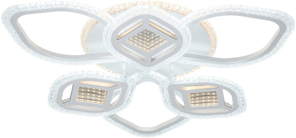 картинка Потолочная люстра Mira 10265/6 LED*105+18W White от магазина BTSvet