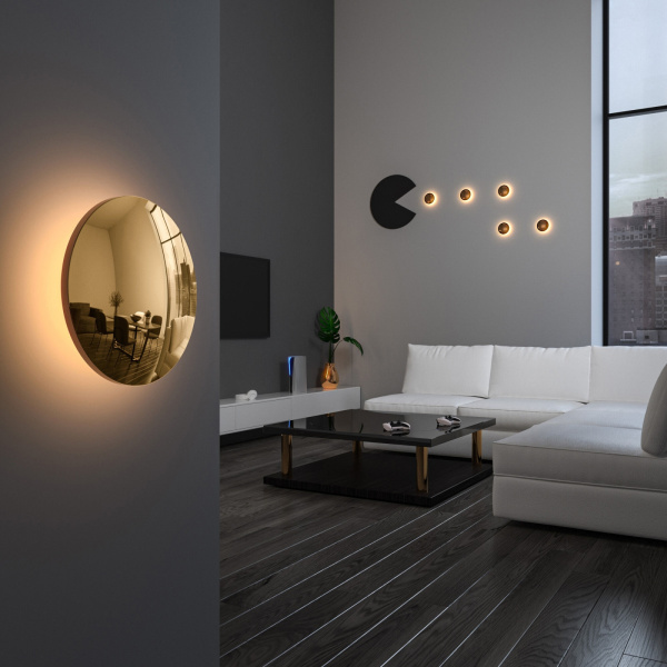 картинка Настенный светильник золото Elektrostandard Mini Disc MRL LED 1126 от магазина BTSvet